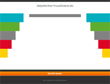 Tablet Screenshot of bayerischer-musikloewe.de